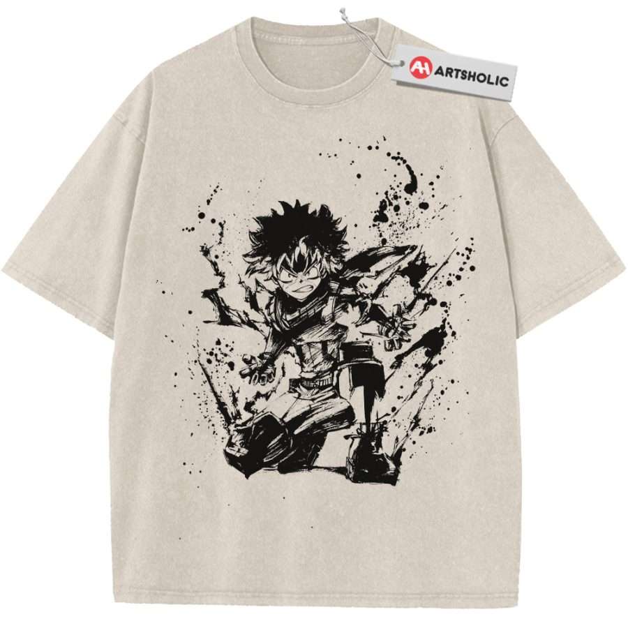 Alternative view of Izuku Midoriya Shirt, MHA Shirt, Anime Shirt, Vintage T-Shirt