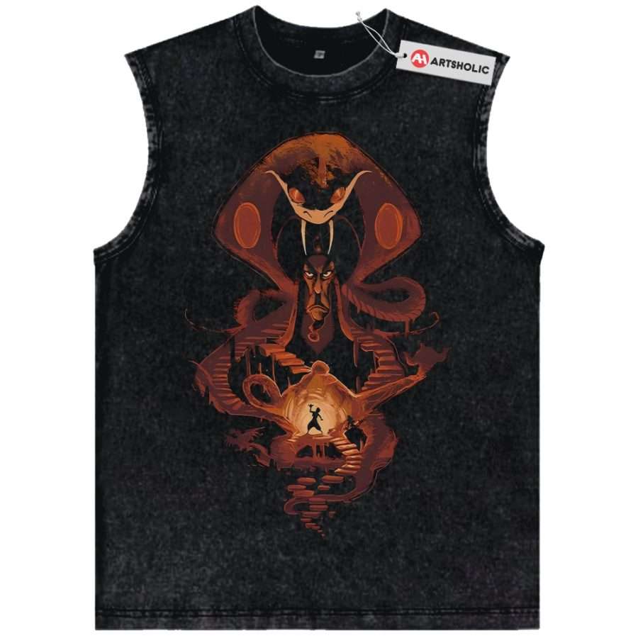 Alternative view of Jafar Tank Top, Aladdin Tank Top, Animated Tank Top, Vintage Tank Top
