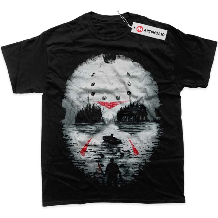 Alternative view of Jason Voorhees Shirt, Friday the 13th Shirt, Halloween Shirt, Horror Shirt, Graphic T-Shirt