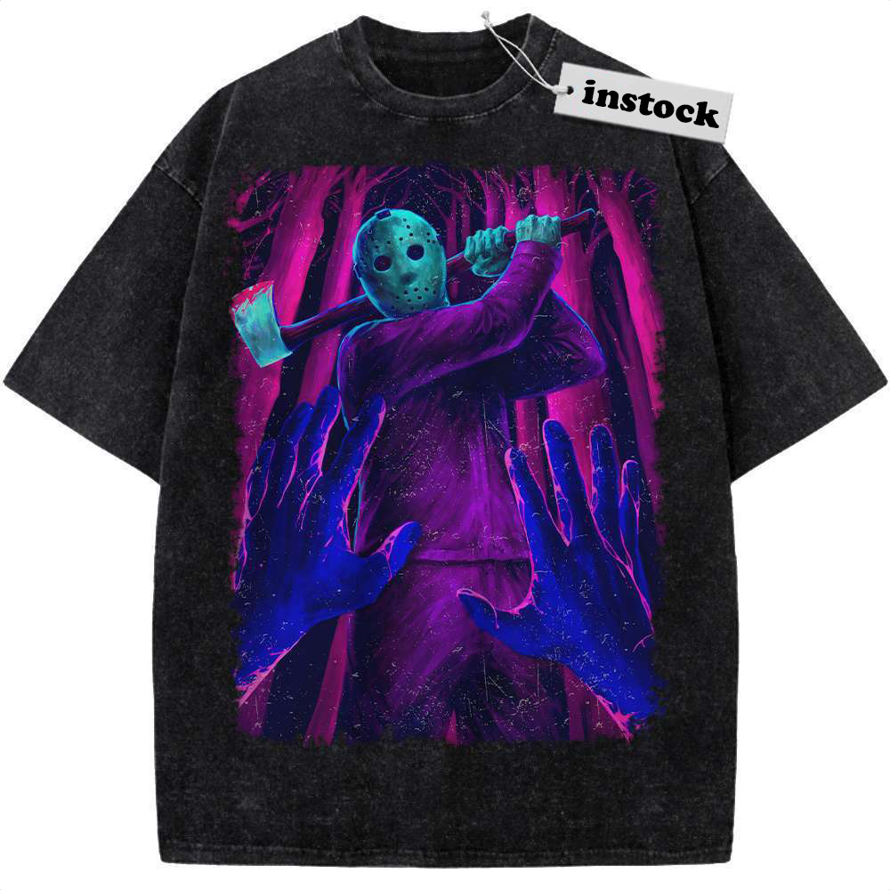 Jason Voorhees Shirt, Friday the 13th Shirt, Halloween Shirt, Horror Shirt, Vintage T-Shirt