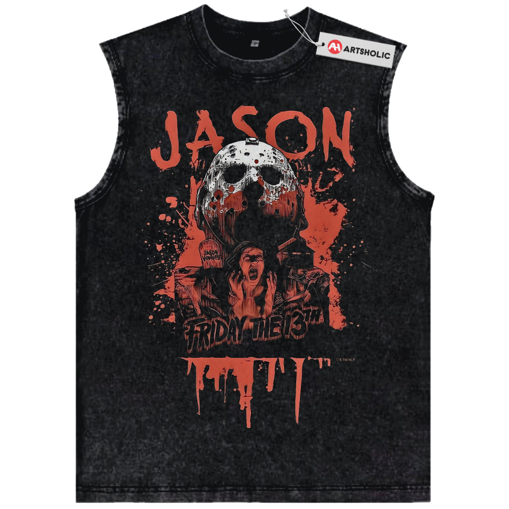 Jason Voorhees Tank Top, Friday the 13th Tank Top, Halloween Tank Top, Horror Tank Top, Vintage Tank Top