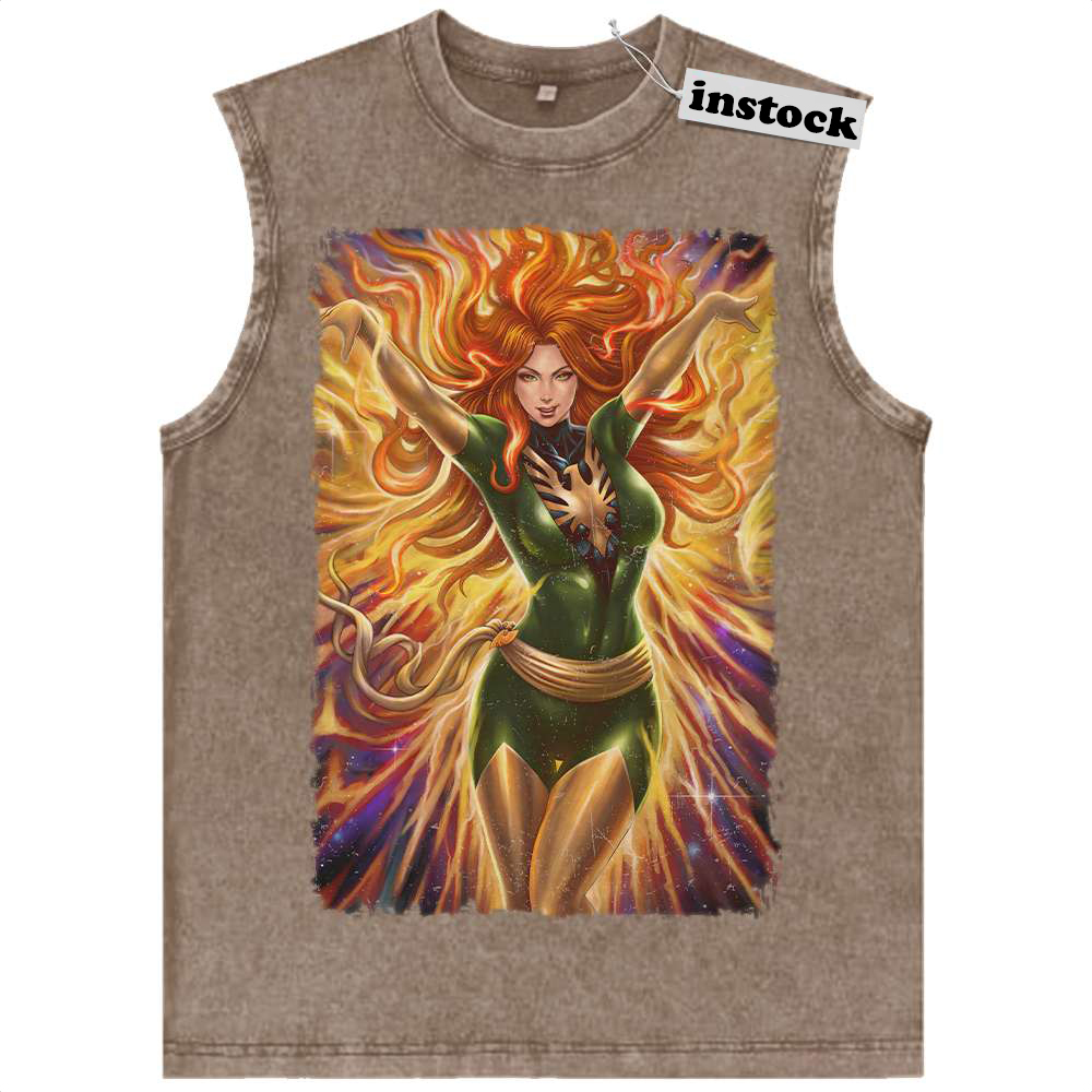 Jean Grey Tank Top, X-Men Tank Top, Marvel Comics Tank Top, Vintage Tank Top