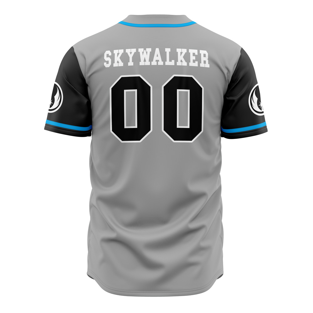 Alternative view of Jedi Skywalker Star Wars Baseball Jersey