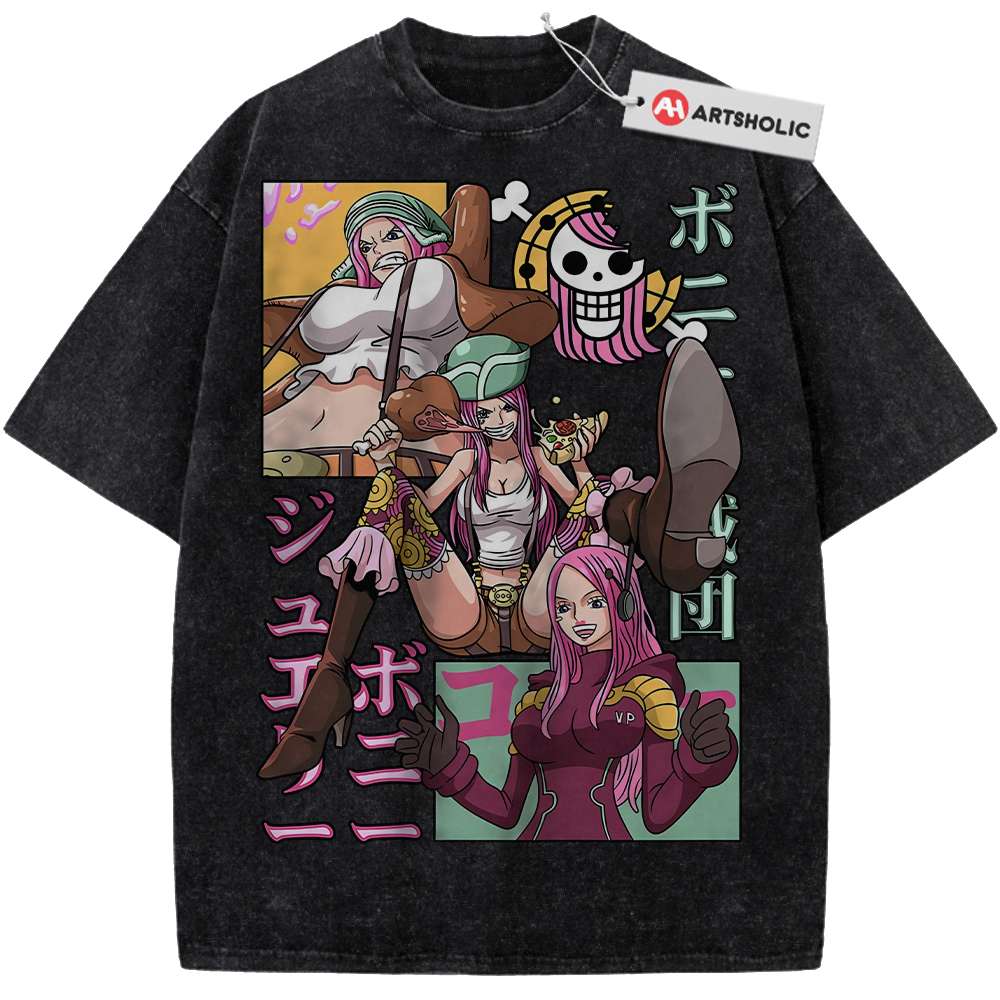 Alternative view of Jewelry Bonney Shirt, One Piece Shirt, Anime Shirt, Vintage T-Shirt