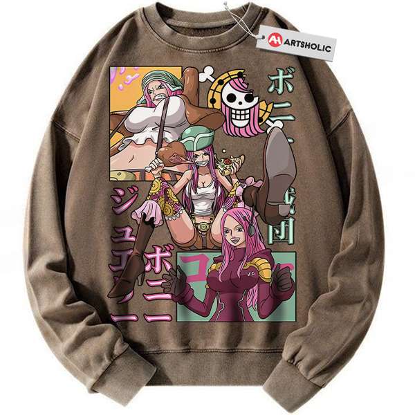 Alternative view of Jewelry Bonney Sweatshirt, One Piece Sweatshirt, Anime Sweatshirt, Vintage Sweatshirt