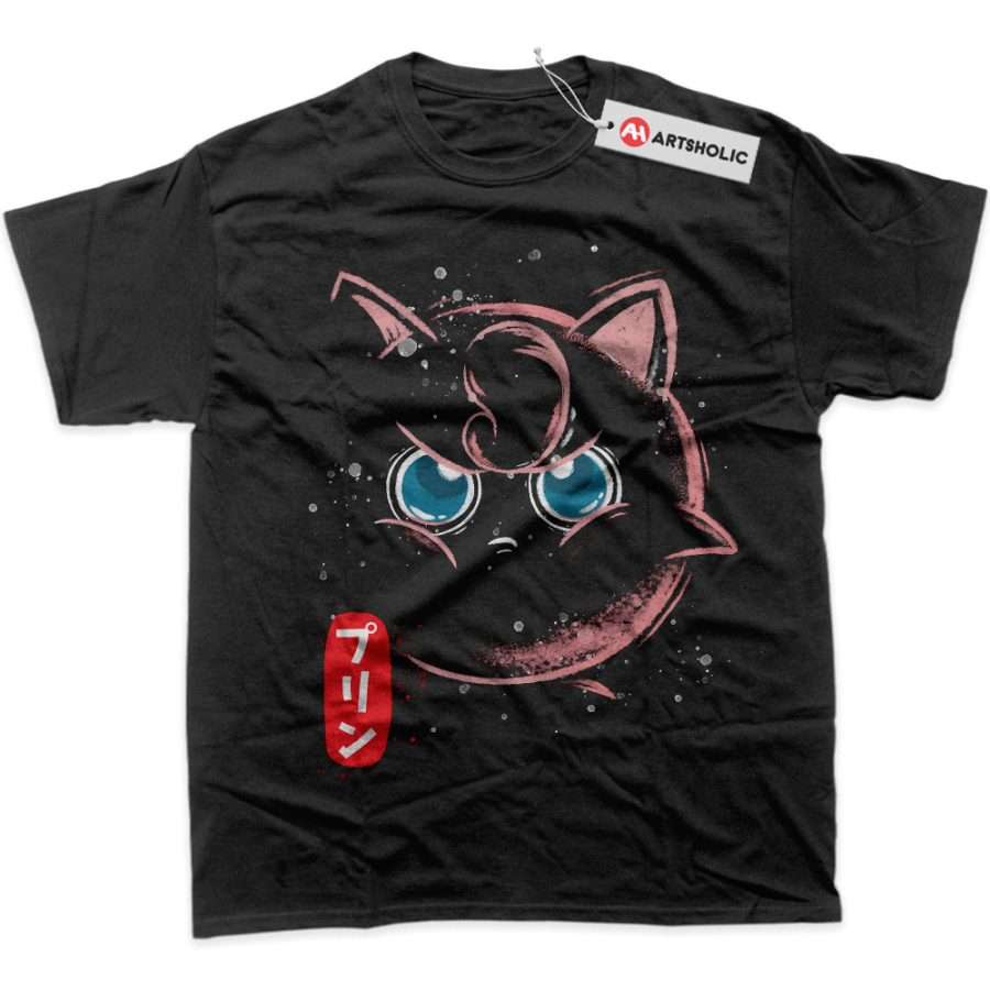 Alternative view of Jigglypuff Shirt, Pokemon Shirt, Anime Shirt, Graphic T-Shirt