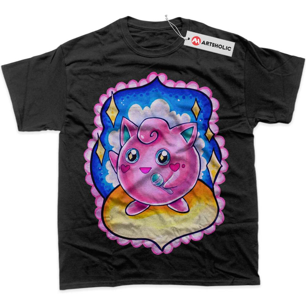 Alternative view of Jigglypuff Shirt, Pokemon Shirt, Anime Shirt, Graphic T-Shirt