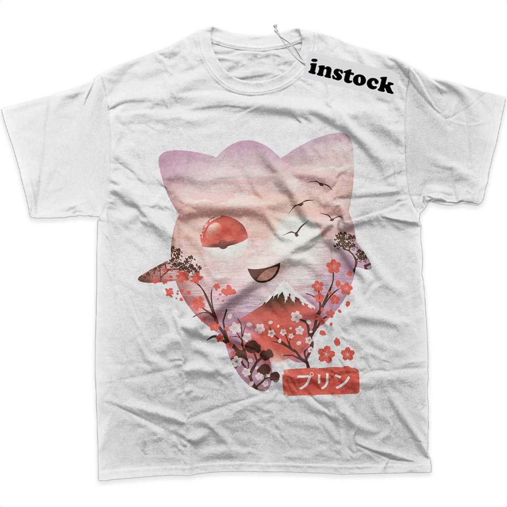 Jigglypuff Shirt, Pokemon Shirt, Anime Shirt, Graphic Tee