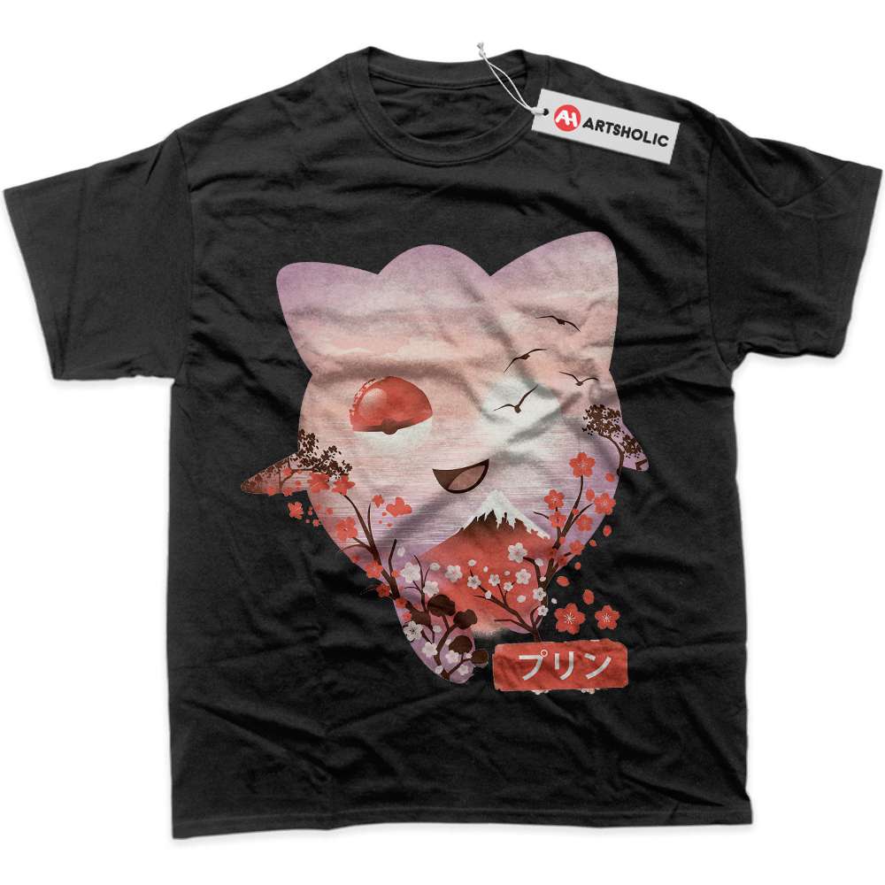 Alternative view of Jigglypuff Shirt, Pokemon Shirt, Anime Shirt, Graphic Tee