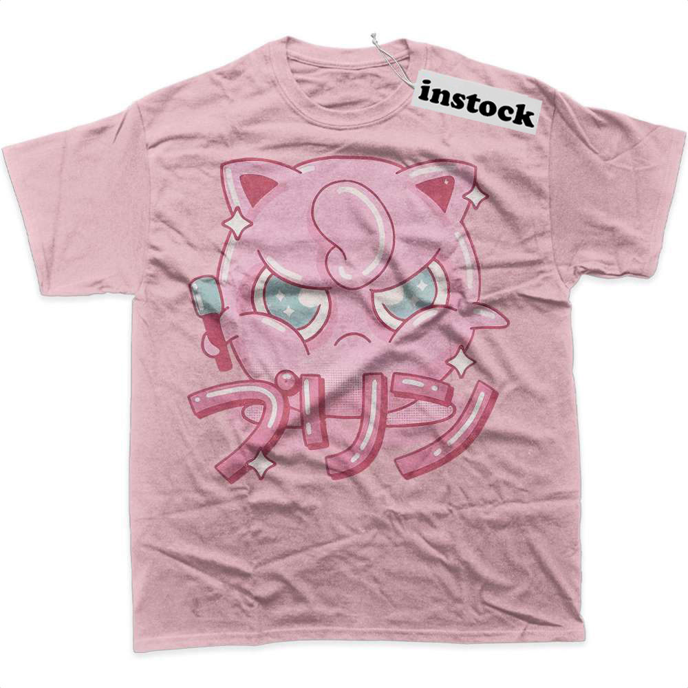 Jigglypuff Shirt, Pokemon Shirt, Anime Shirt, Graphic Tee