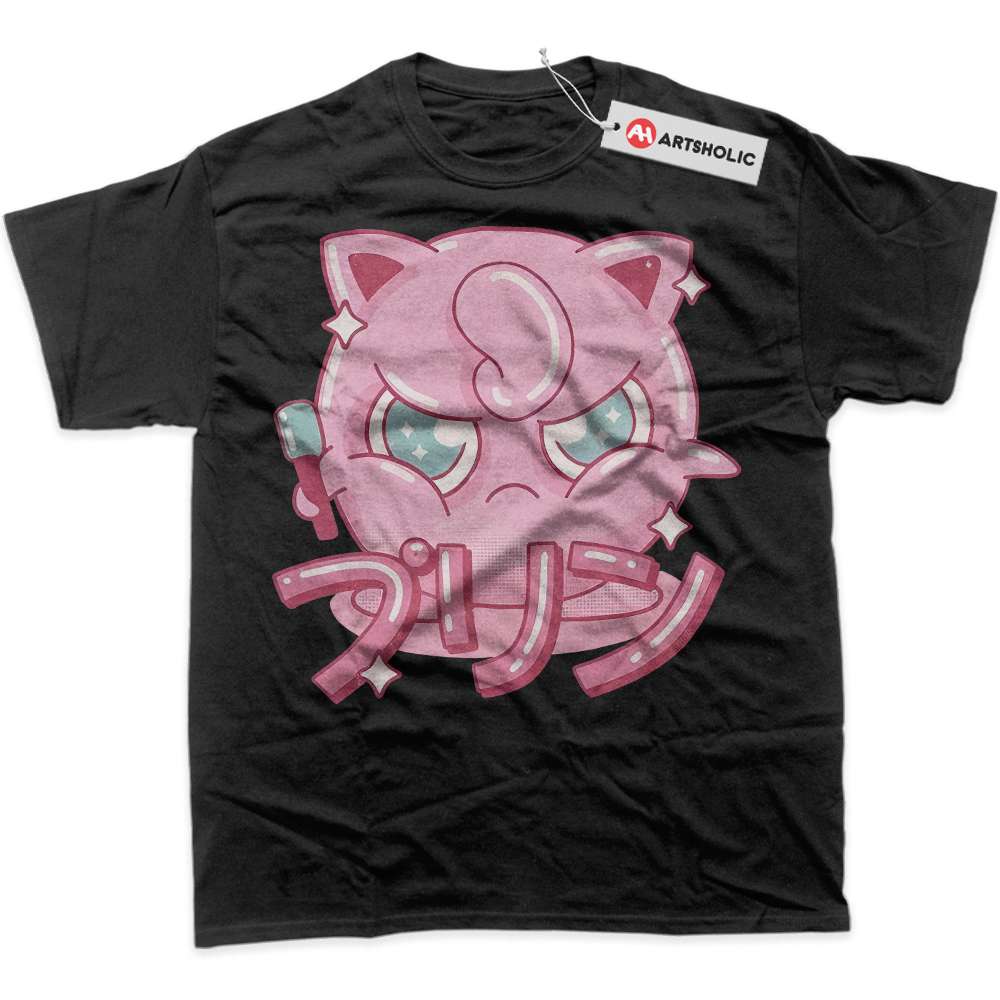 Alternative view of Jigglypuff Shirt, Pokemon Shirt, Anime Shirt, Graphic Tee