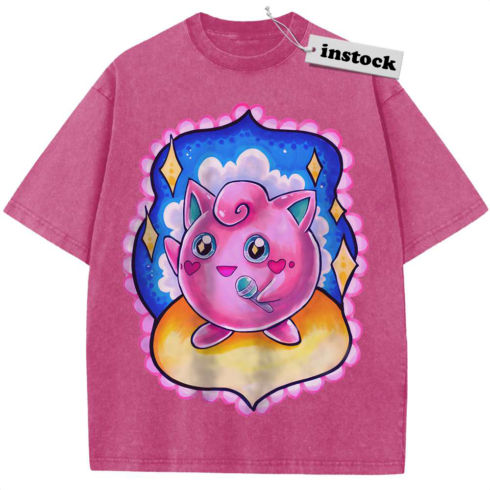 Jigglypuff Shirt, Pokemon shirt, Anime Shirt, Vintage T-Shirt
