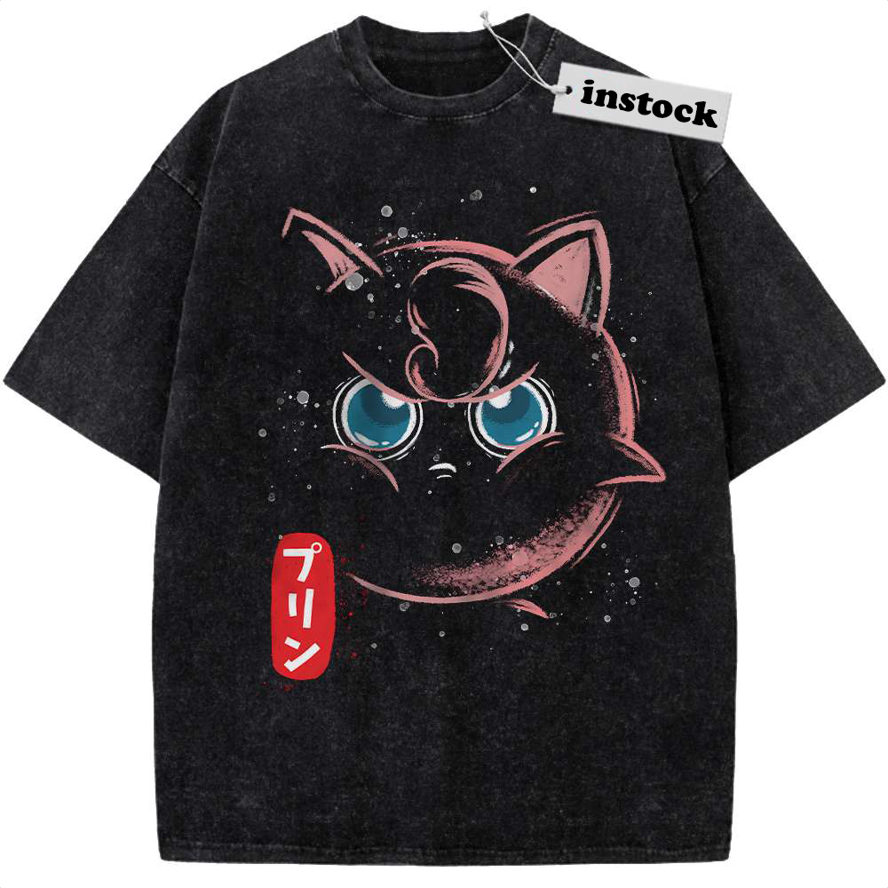 Jigglypuff Shirt, Pokemon shirt, Anime Shirt, Vintage T-Shirt
