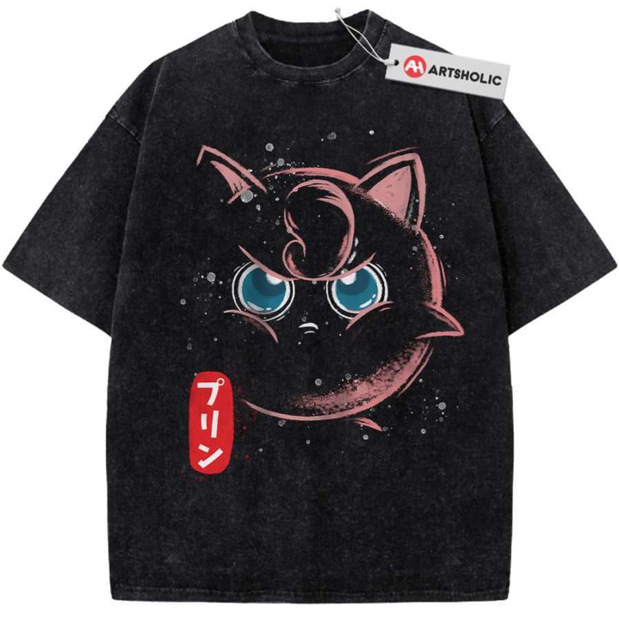 Alternative view of Jigglypuff Shirt, Pokemon shirt, Anime Shirt, Vintage T-Shirt