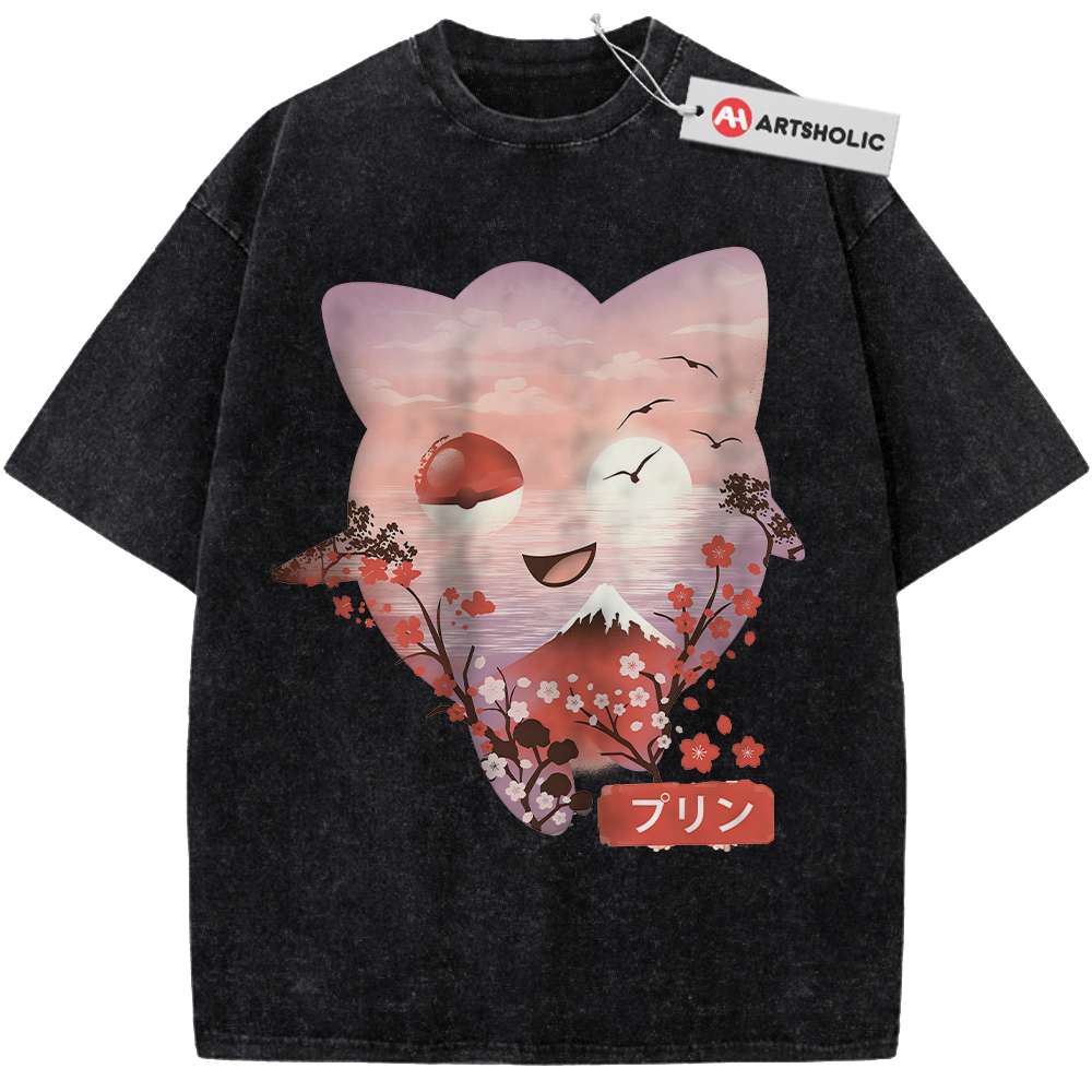 Alternative view of Jigglypuff Shirt, Pokemon shirt, Anime Shirt, Vintage Tee