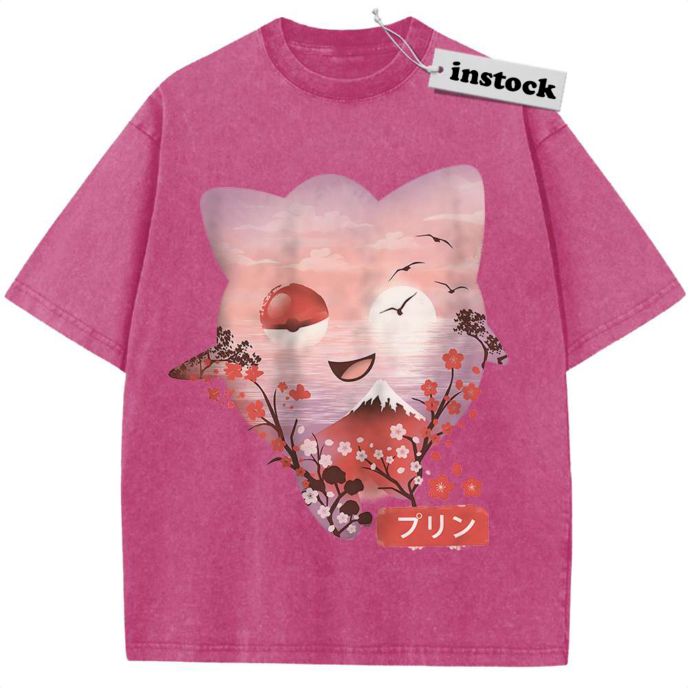 Jigglypuff Shirt, Pokemon shirt, Anime Shirt, Vintage Tee