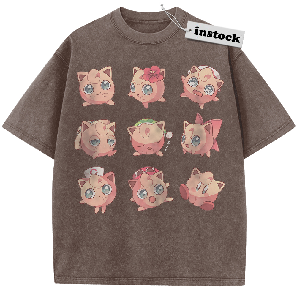Jigglypuff Shirt, Pokemon Shirt, PKM Shirt, Anime Shirt, Vintage Tee