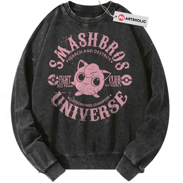 Jigglypuff Sweatshirt, Pokemon Sweatshirt, Anime Sweatshirt, Vintage Sweatshirt