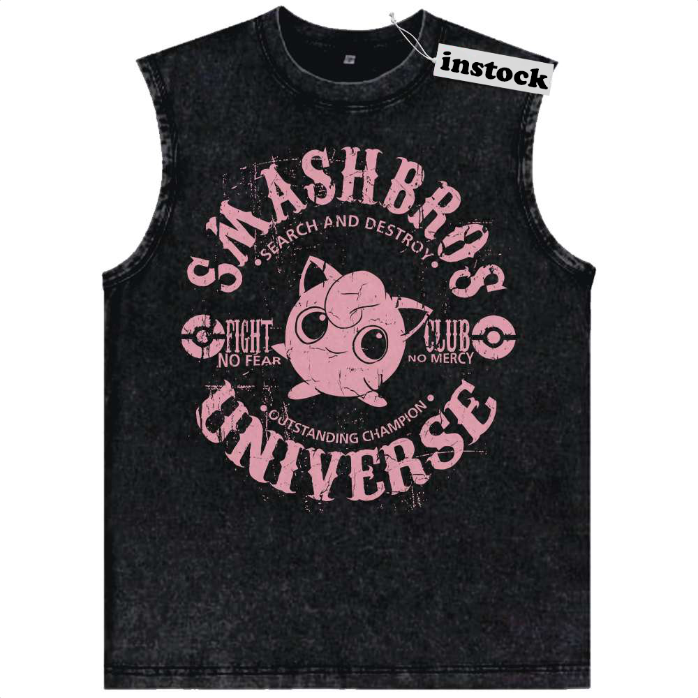 Jigglypuff Tank Top, Pokemon Tank Top, Anime Tank Top, Vintage Tank Top