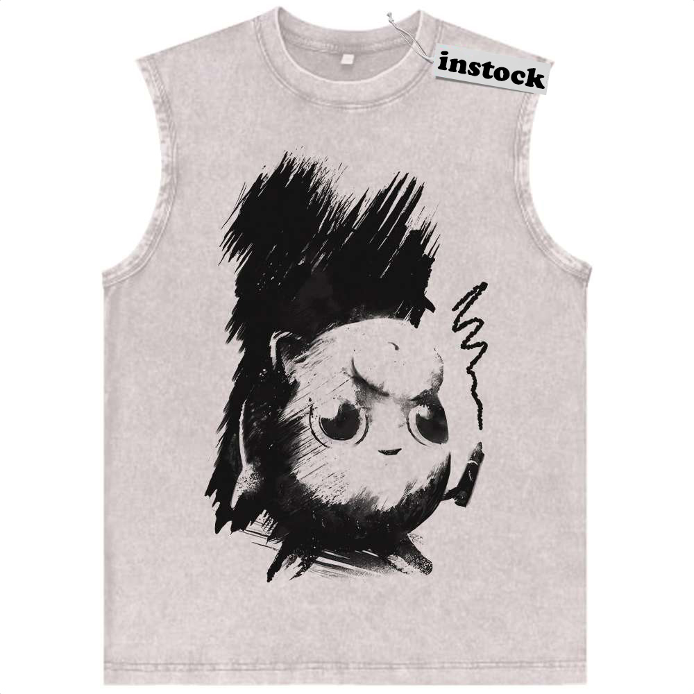 Jigglypuff Tank Top, Pokemon Tank Top, Anime Tank Top, Vintage Tank Top