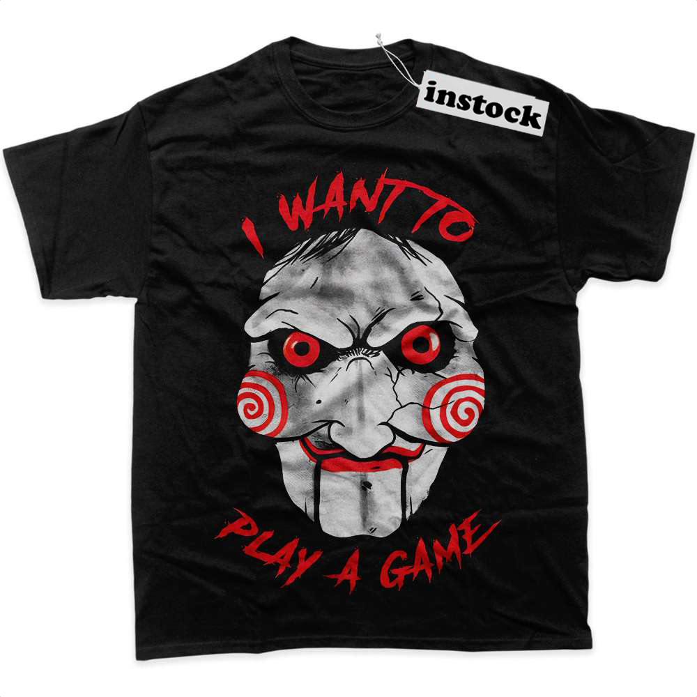 Jigsaw Shirt, Saw Shirt, Halloween Shirt, Horror Shirt, Graphic T-Shirt