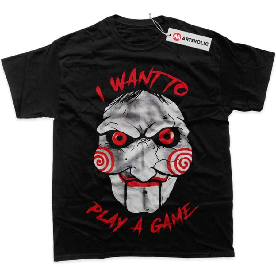 Alternative view of Jigsaw Shirt, Saw Shirt, Halloween Shirt, Horror Shirt, Graphic T-Shirt