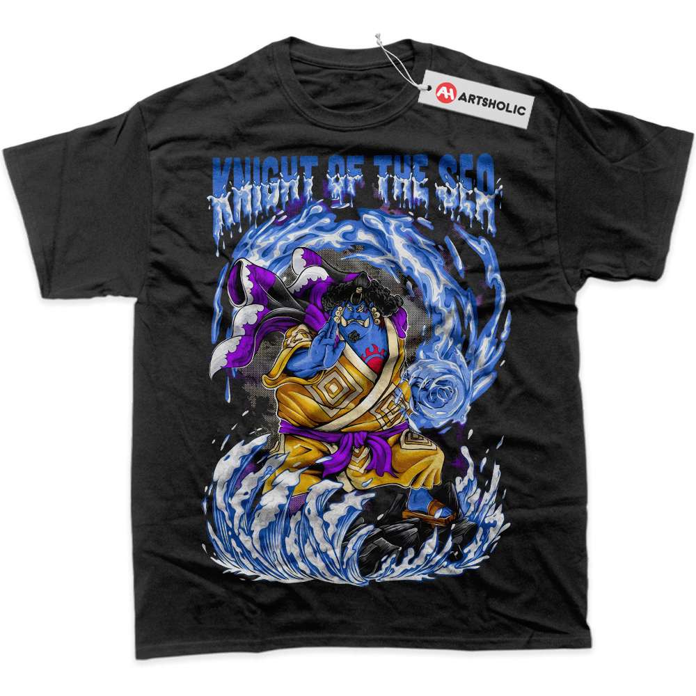 Alternative view of Jinbe Shirt, One Piece Shirt, Anime Shirt, Graphic T-Shirt