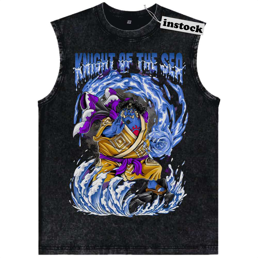 Jinbe Tank Top, One Piece Tank Top, Anime Tank Top, Vintage Tank Top