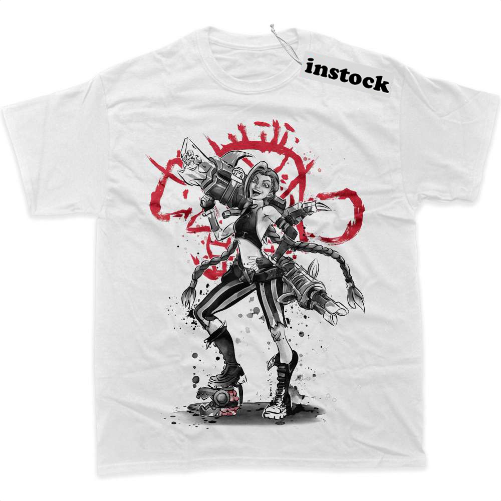 Jinx Shirt, League of Legends Shirt, LoL Shirt, Game Shirt, Graphic T-Shirt