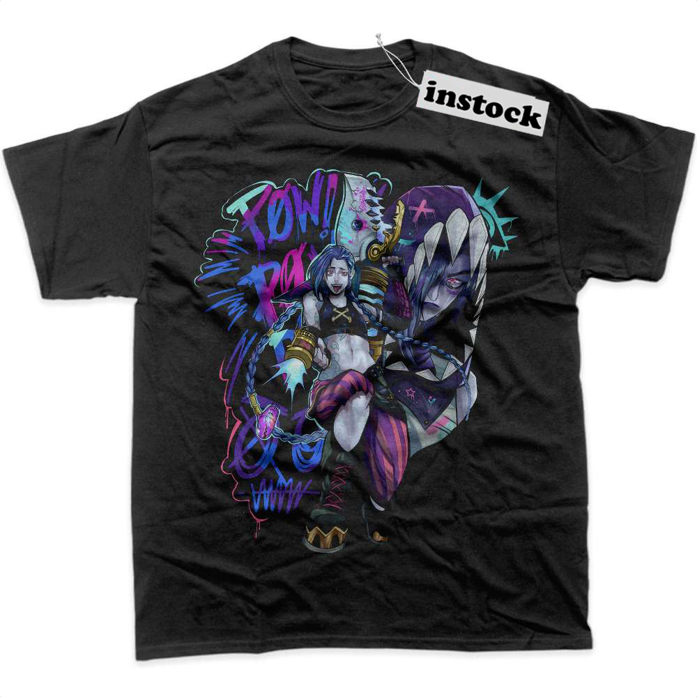 Jinx Shirt, League of Legends Shirt, LoL Shirt, Game Shirt, Graphic T-Shirt