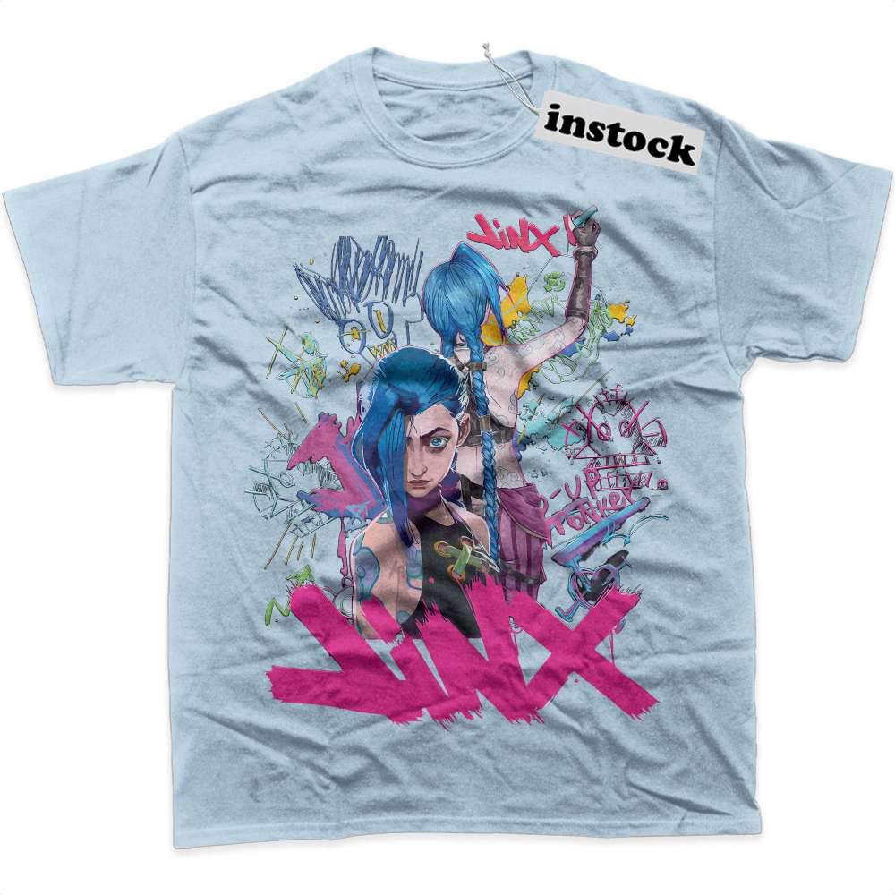 Jinx Shirt, League of Legends Shirt, LoL Shirt, Game Shirt, Graphic T-Shirt