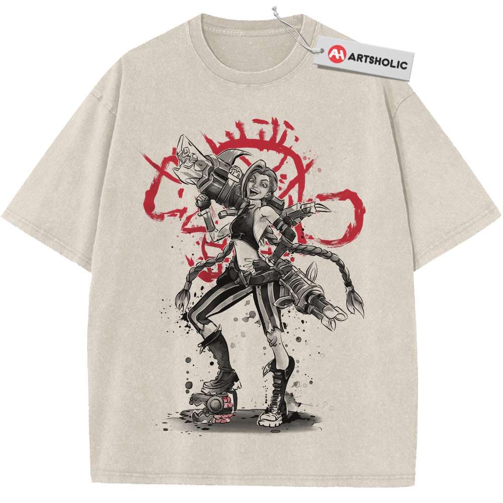 Jinx Shirt, League of Legends Shirt, LoL Shirt, Game Shirt, Vintage T-Shirt