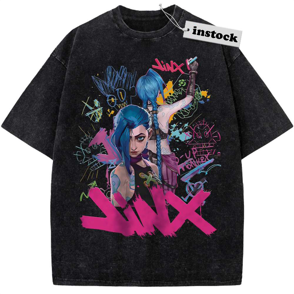 Jinx Shirt, League of Legends Shirt, LoL Shirt, Game Shirt, Vintage T-Shirt