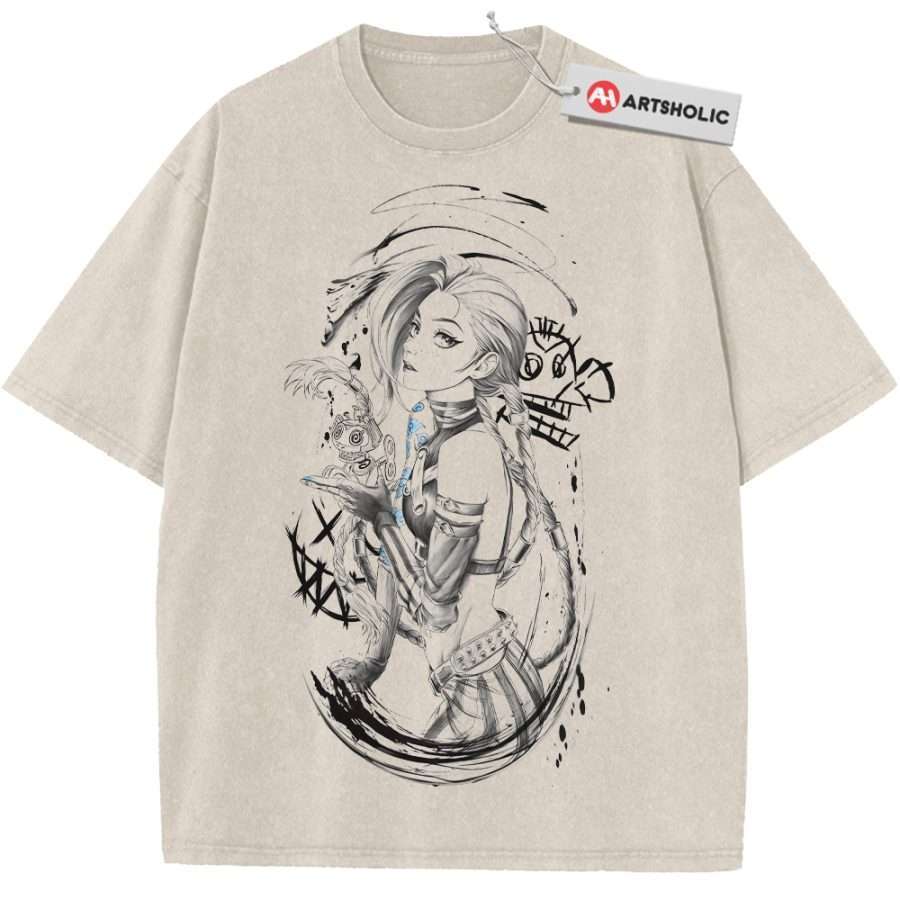 Alternative view of Jinx Shirt, League of Legends Shirt, LoL Shirt, Game Shirt, Vintage Tee