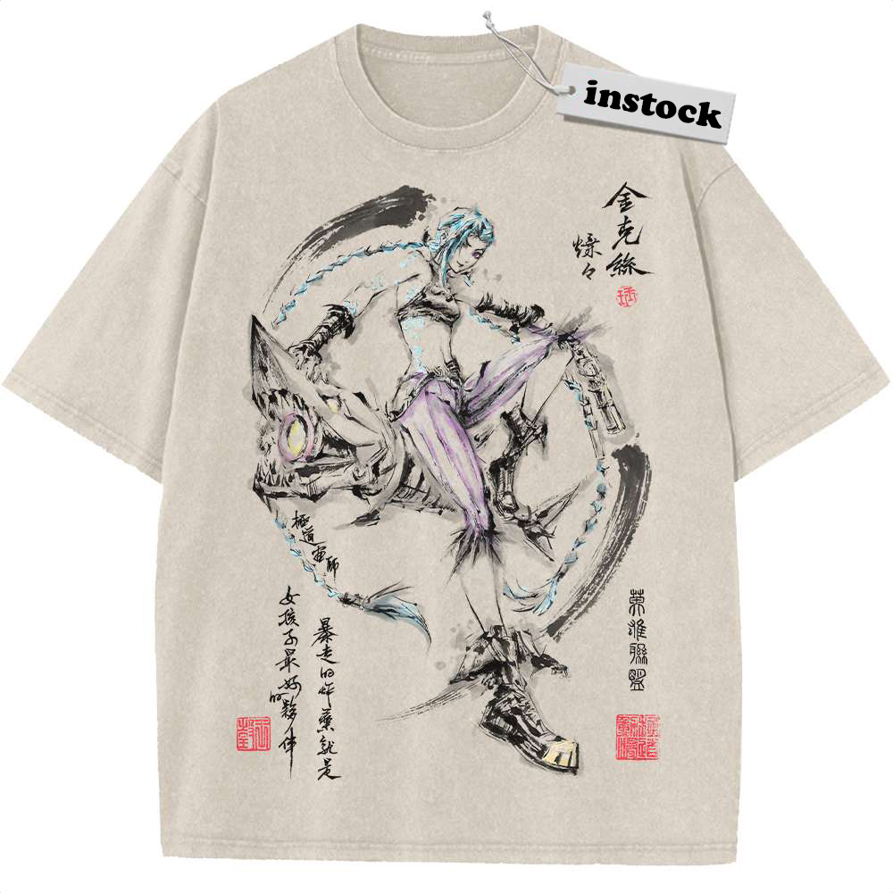 Jinx Shirt, League of Legends Shirt, LoL Shirt, Game Shirt, Vintage Tee