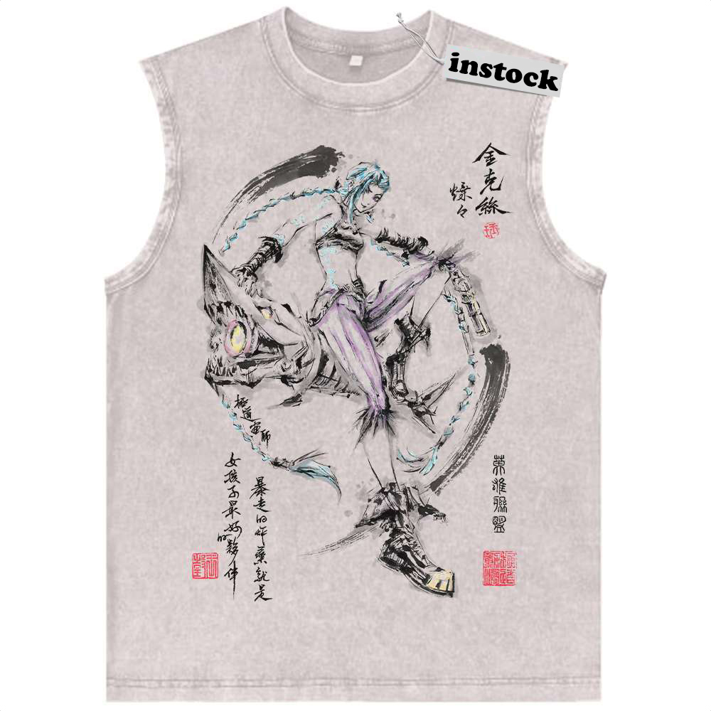 Jinx Tank Top, League of Legends Tank Top, LoL Tank Top, Game Tank Top, Vintage Tank Top