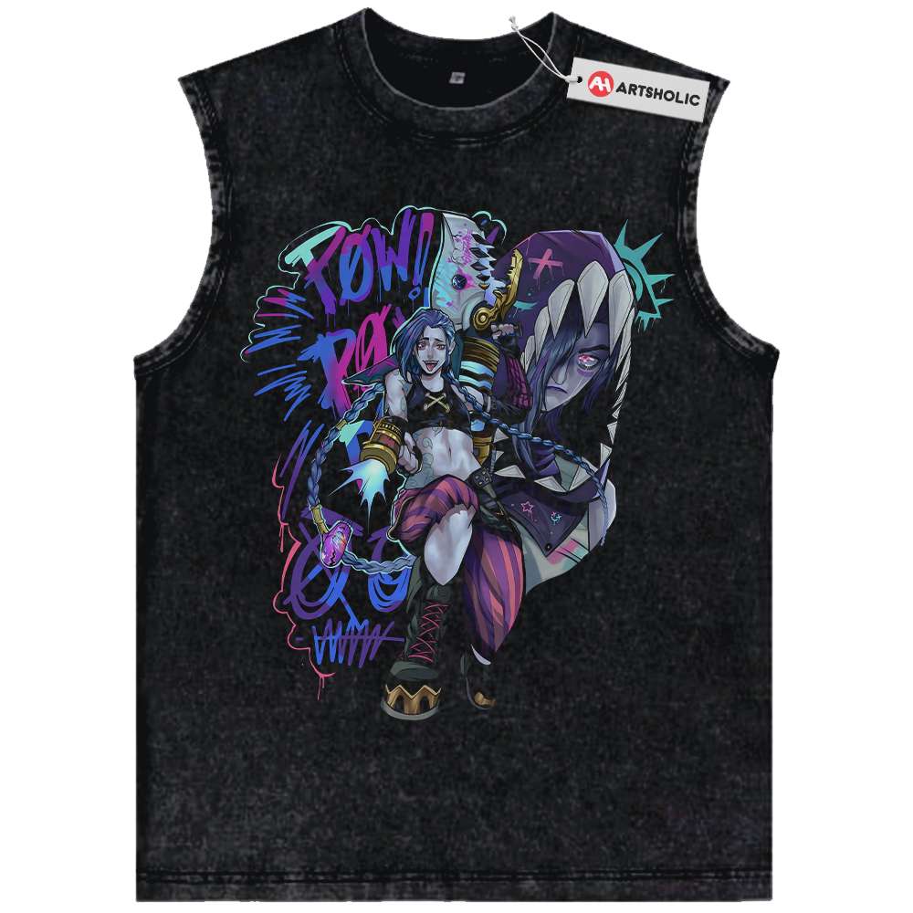 Jinx Tank Top, League of Legends Tank Top, LoL Tank Top, Game Tank Top, Vintage Tank Top
