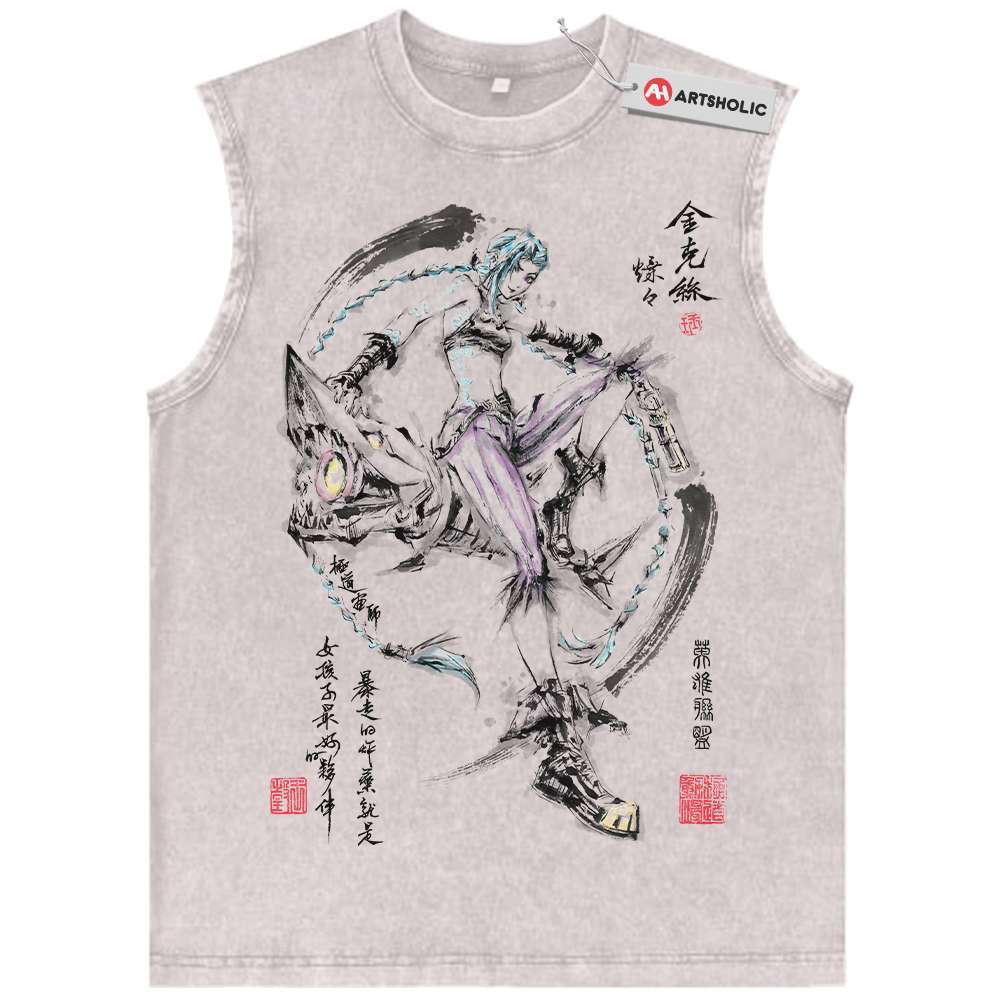 Jinx Tank Top, League of Legends Tank Top, LoL Tank Top, Game Tank Top, Vintage Tank Top