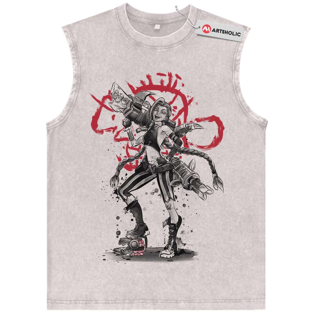 Jinx Tank Top, League of Legends Tank Top, LoL Tank Top, Game Tank Top, Vintage Tank Top