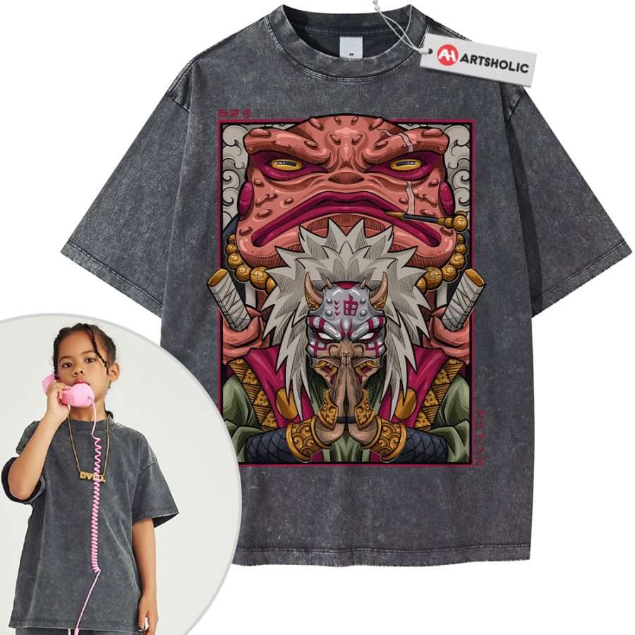 Jiraiya Shirt For Kids, Naruto Shirt For Kids, Anime Shirt For Kids, Vintage T-Shirt For Kids - Image 11