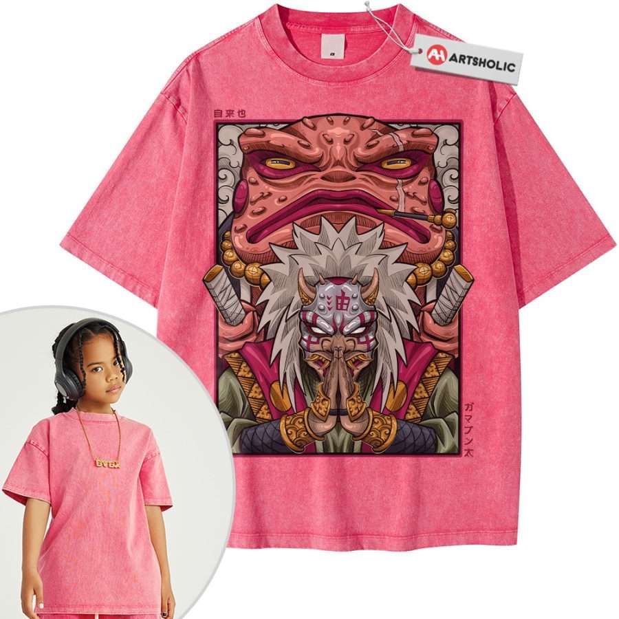 Jiraiya Shirt For Kids, Naruto Shirt For Kids, Anime Shirt For Kids, Vintage T-Shirt For Kids - Image 10