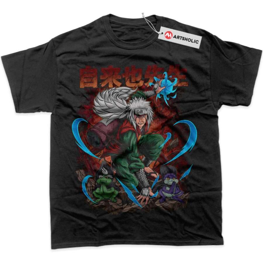 Alternative view of Jiraiya Shirt, Naruto Shirt, Anime Shirt, Graphic T-Shirt