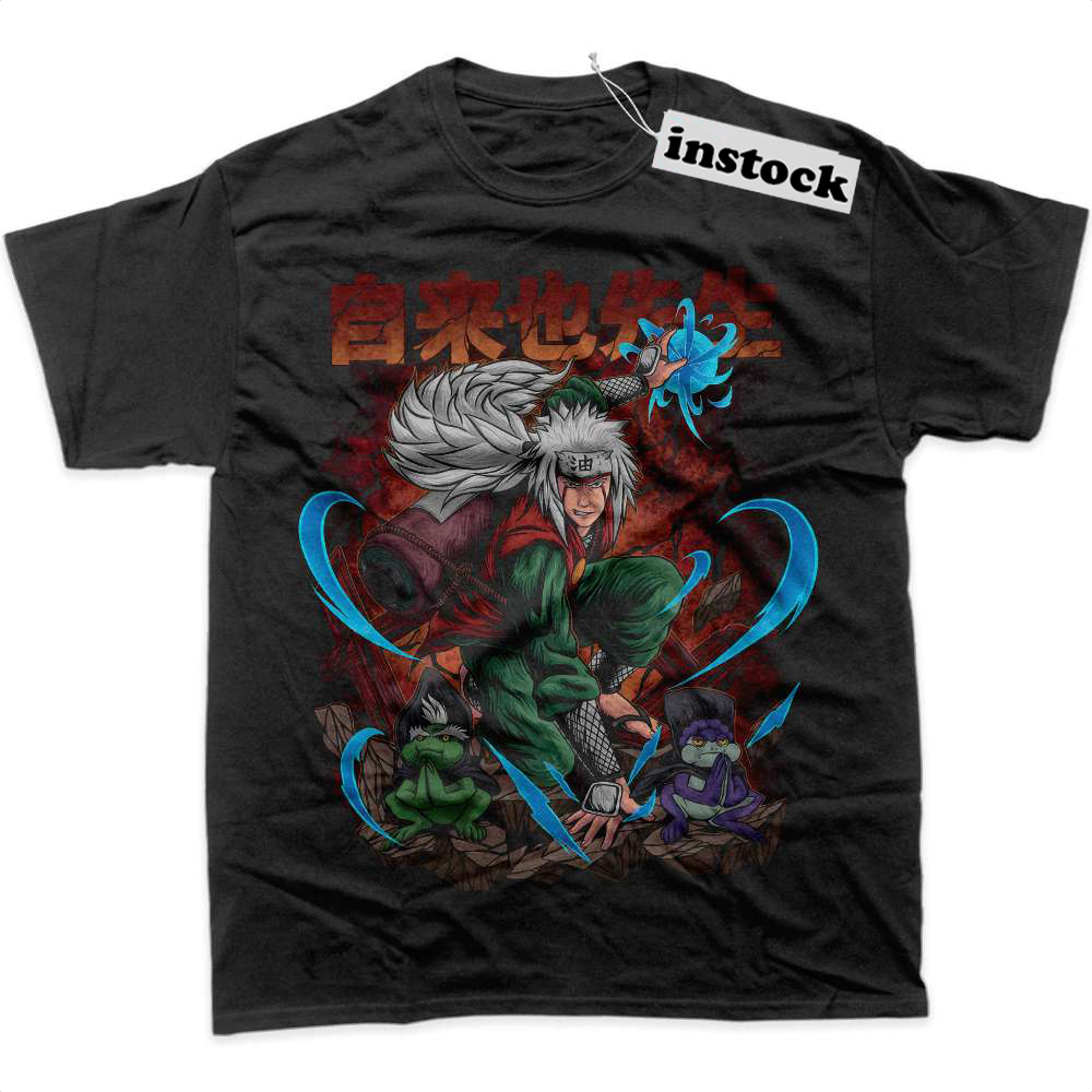 Jiraiya Shirt, Naruto Shirt, Anime Shirt, Graphic T-Shirt