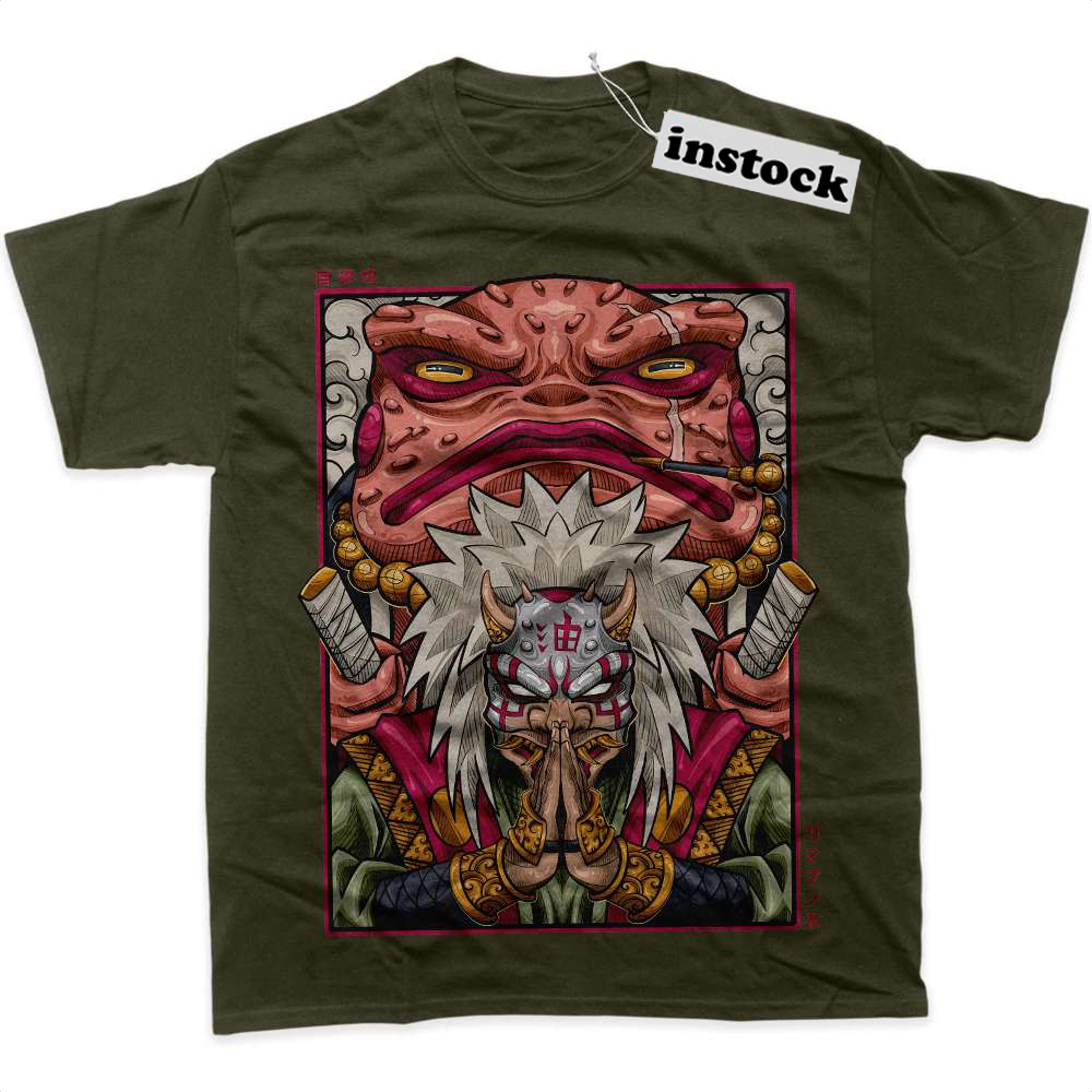Jiraiya Shirt, Naruto Shirt, Anime Shirt, graphic T-Shirt