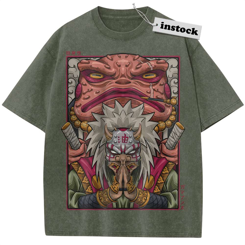 Jiraiya Shirt, Naruto Shirt, Anime Shirt, Vintage T-Shirt