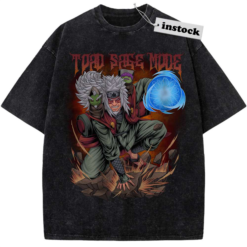 Jiraiya Shirt, Naruto Shirt, Anime Shirt, Vintage T-Shirt