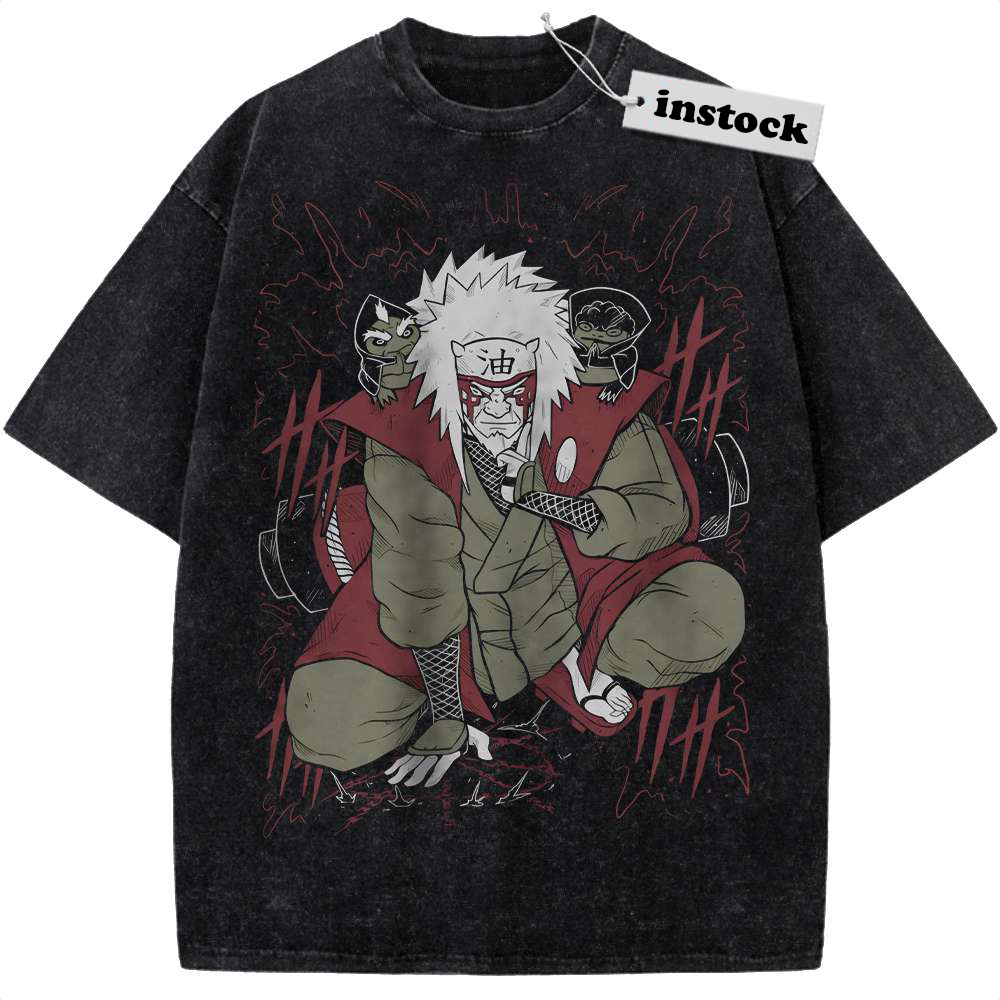 Jiraiya Shirt, Naruto Shirt, Anime Shirt, Vintage Tee