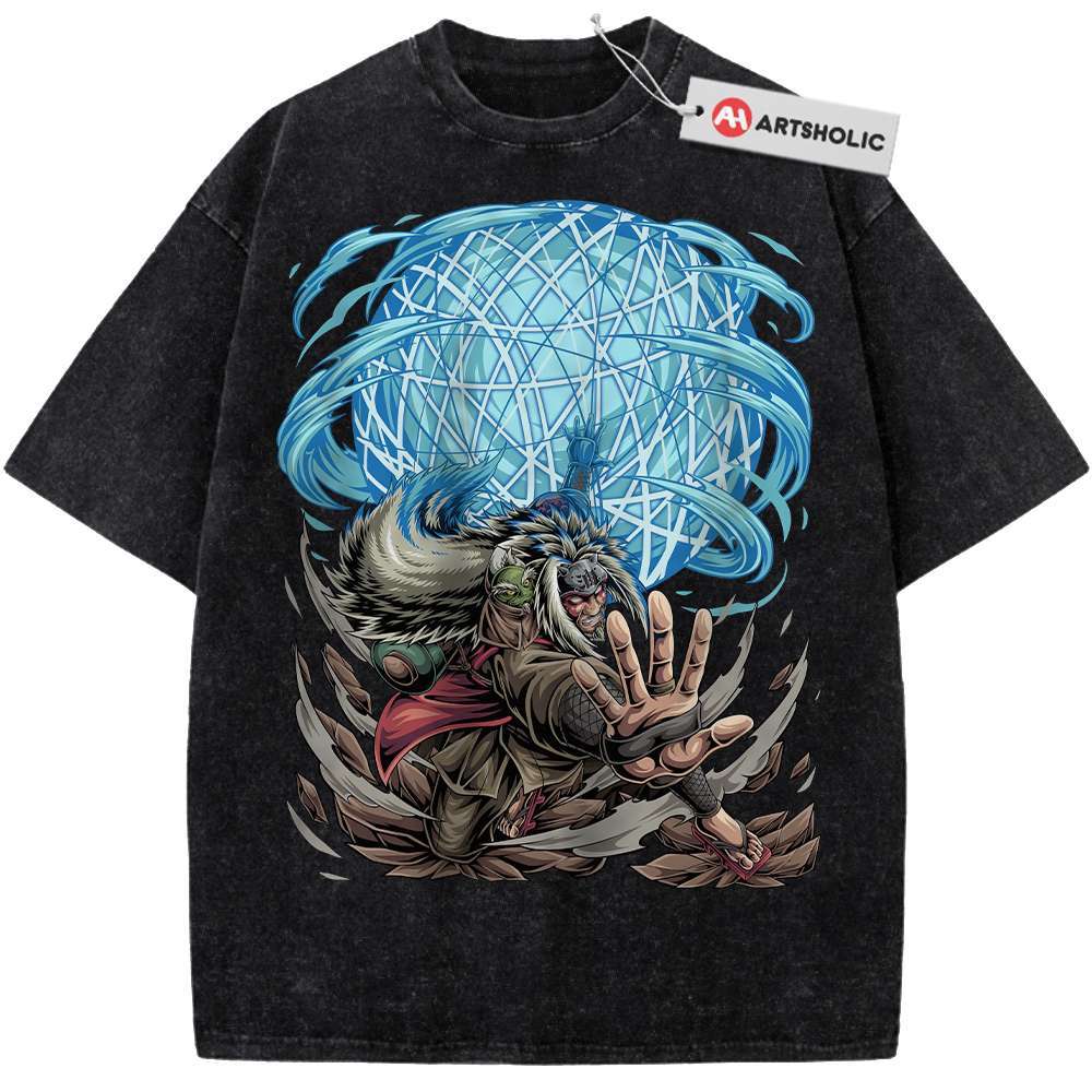 Alternative view of Jiraiya Shirt, Naruto Shirt, Anime Shirt, Vintage Tee