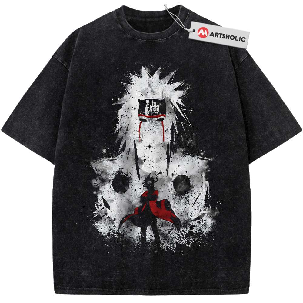 Jiraiya Shirt, Naruto Shirt, Anime Shirt, Vintage Tee
