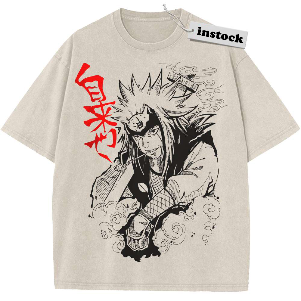 Jiraiya Shirt, Naruto Shirt, Anime Shirt, Vintage Tee